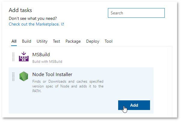 Add Node.js Installer