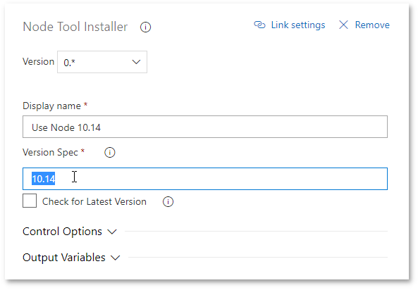 Specify Node.js Version