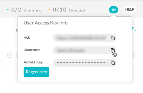 Copy the username from LambdaTest Access Key Info