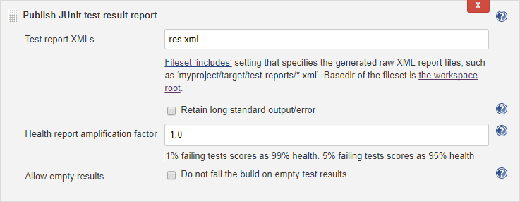 Publish Test Report